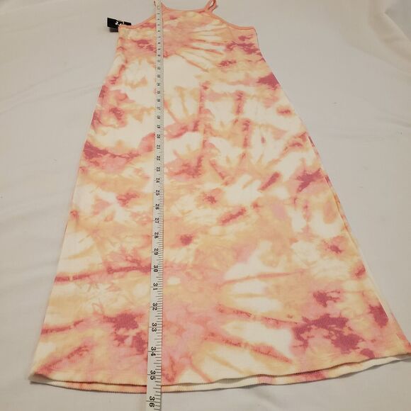 Art Class Girls Sz 6/6X Pink Tie Dye Maxi Dress Ribbed Stretch Summer Tank NEW - Picture 6 of 6